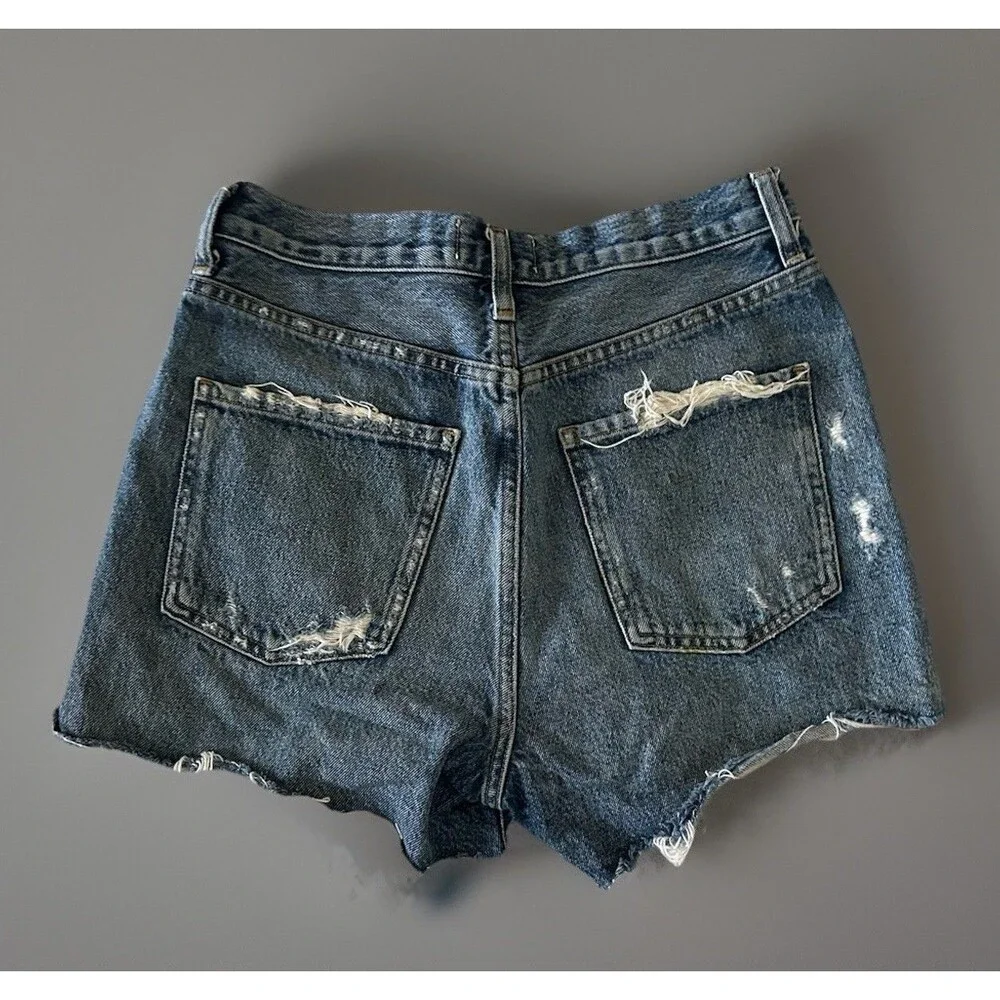 Agolde Parker Vintage Cut Off Denim Shorts In Swapmeet Size 27 Country Boho - Picture 2 of 9